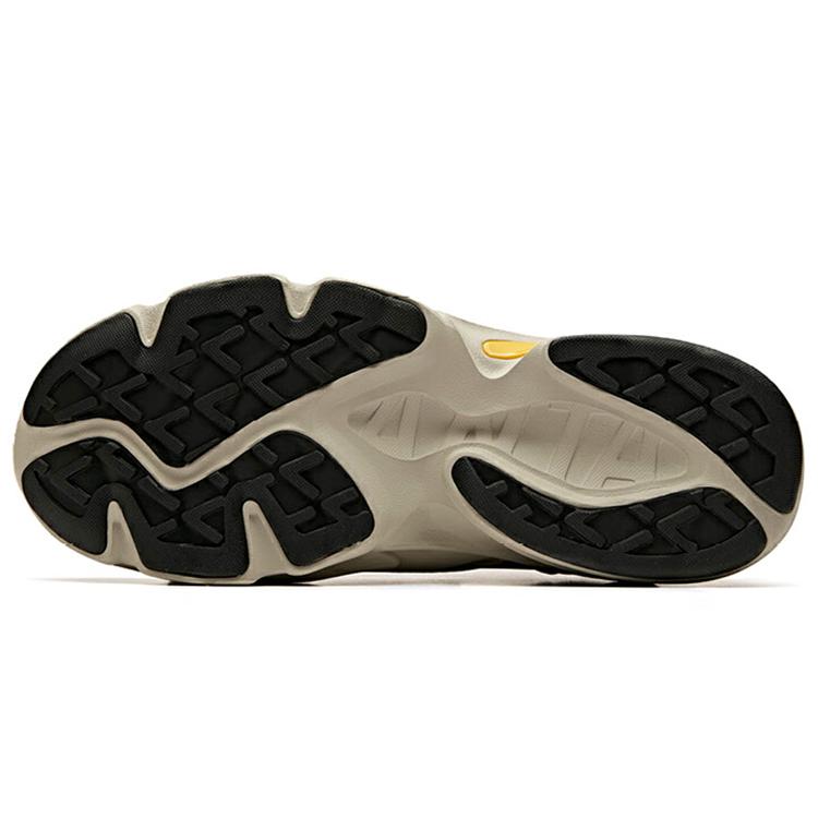 Anta Fleece Lined Casual Cushioning Slip Resistant Abrasion Resistant Low top Running Shoes Men's Gray Black 11948985-2