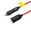 12v 12ft Foot Heavy Duty Extension Cord With Cigarette Lighter Plug 3.5m Plastic