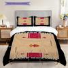 Timberwolves Basketball Court Threepiece Set 1 Duvet Cover 2 Pillowcase Without Core Bedding Set Duvet Cover And Pillowcase