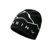 Outdoor mountaineering letter knitted hat winter thickened cold hat mountain jacquard wool hat warm windproof hat women's