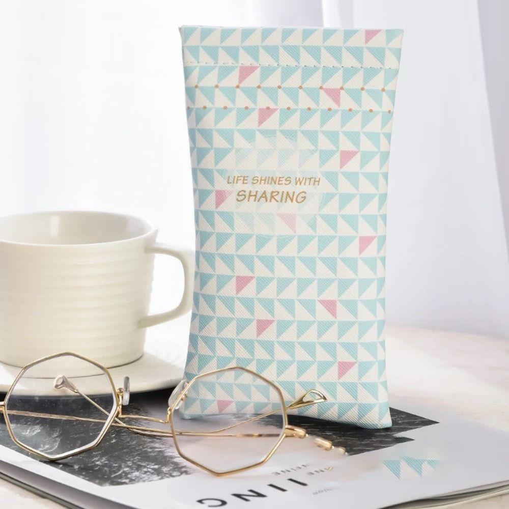 Soft Lining Eyewear Storage Bag Automatic Closing Glasses Box Colorful Sun Glasses Case Girl