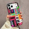 Крутой чехол Swag Label для iPhone 17 Pro Max Мягкий силиконовый чехол для iPhone 16 11 12 13 14 15 Pro Max 14 Plus 16e Задняя крышка