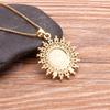 Nidin New Fashion Rainbow Zircon Virgin Mary Pendant Church Christian Prayer Jesus Religion Necklace For Women Jewelry Gift