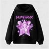 Children's Hoodie  K-pop Demon Hunters Hoodies Girl Thin Hooded Sweatshirt Hood Sportswear Long Sleeve Kids Clothings