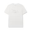 White Series Simple Comfortable Versatile Knitted Short Sleeve T-Shirt Men Tops F11M523101F-WT