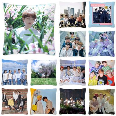 Корейский K-pop TXT Наволочка Домашнее украшение Многоразовая наволочка для дивана Гостиной Наволочка Харадзюку Housses De Coussin