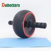 Giant Wheel Ab Roller: Non-Rebound Rubber Abdominal Exercise Wheel with Kneeling Pad