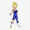 Patches For Clothes Bag Iron On Thermal Stickers Dbz Majin Vegeta Vegeta Goku Pattern Washable Heat Transfer