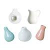5Pcs Mini Glass Vase Refrigerator Magnet Home Office Kitchen Locker Fridge 3D Flower Vase Magnetic Decoration Ornament