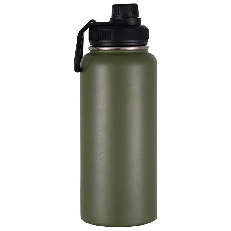 Stainless Steel Vacuum Insulated Travel Mug With Handle Large Capacity Portable Thermos Outdoor Sports