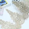 Gold Thread Lace Accessories 28Cm Gold Car Bone Lace Beads Lace Ethnic Style Gold Flower Thread Lace Accessories