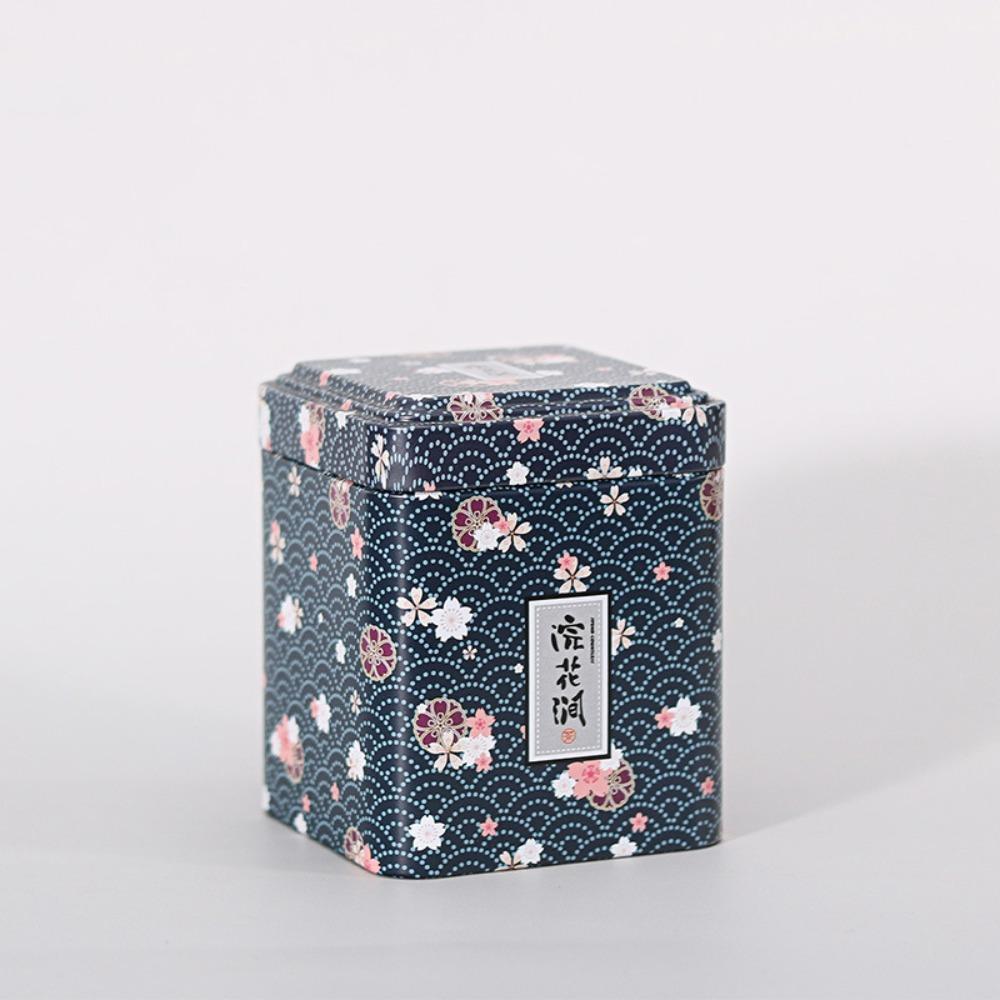 Мини Жестяная Коробка в Европейском Пасторальном Стиле, Легко Носить, Портативная Коробка для Упаковки Чая