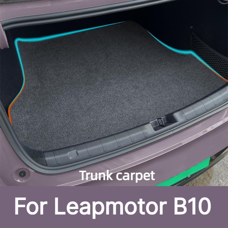 For Leapmotor B10 2025 2026 Trunk Mat Rear Cargo Boot Carpet Coil Floor Liner Auto Interior Accessories