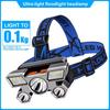 Five Headed LED Rechargeable Fishing Headlights, Illuminated by Ultra Bright Beams, Essential for Outdoor Fishing