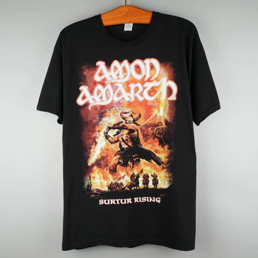 Винтажная футболка 2011 года Amon Amarth Surtur Rising
