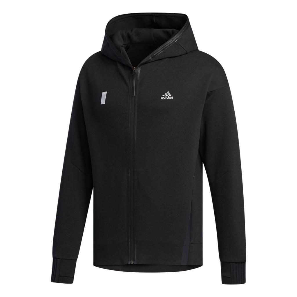 adidas Куртки Мужские Черные С Капюшоном Умеренные Другие FJ0188