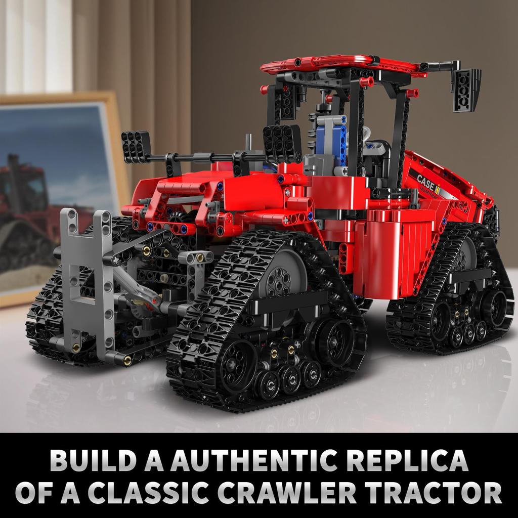 Mold King 18020 Technic Радиоуправляемый квадроцикл 600 Тягач MOC Электрический гусеничный трактор Тяжелая строительная машина (1698+ штук) Технология