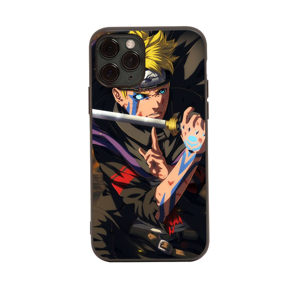 Чехол WD4 Boruto Naruto Black Soft для Samsung Note 20 Lite S24 Ultra S23 A03 A05 A06 A11 A71 A15 A16 A13 A24 A25 A33 A52 A53 A50 M55 M35 Plus