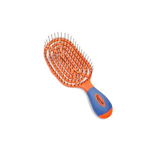[Официальный Япония NuWayBrush] NuWayBrush Дорожная Морская Mix & Match Оранжевая [Усилитель Объема/Уход за Кутикулой/Массаж Кожи Головы/Сертифицировано SGS] Уход за Кожей Головы для Ваших Волос