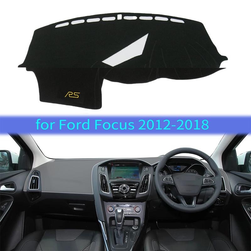 for Ford Focus RS ST 2012 2013 2014 2015 2016 2017 2018 Car Dashboard Mat Accessories Sun Protection Protective Pad