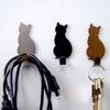 Крючок для кошки из нержавеющей стали 304, креативный мультяшный, с прочным клеем, крючки из нержавеющей стали, водонепроницаемые металлические крючки, настенные крючки