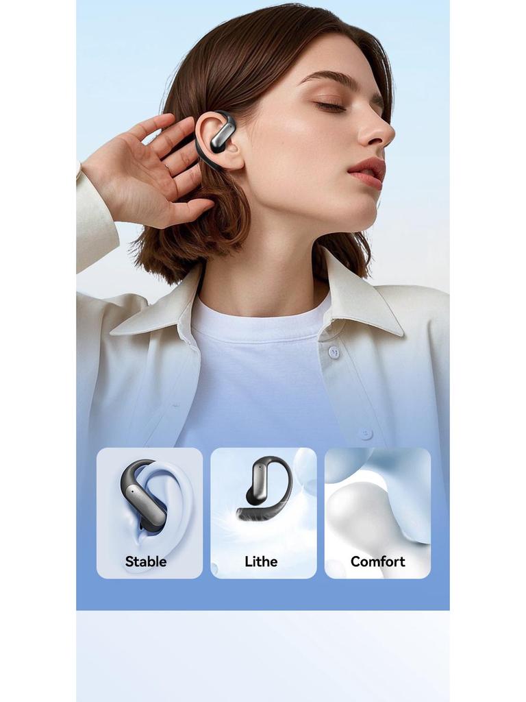 Спортивные Bluetooth-наушники с заушинами на базе ИИ, с долгим временем работы от аккумулятора и стильным дизайном