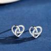Серьги «Переплетенные сердца»: Стильный подарок для женщин и друзей