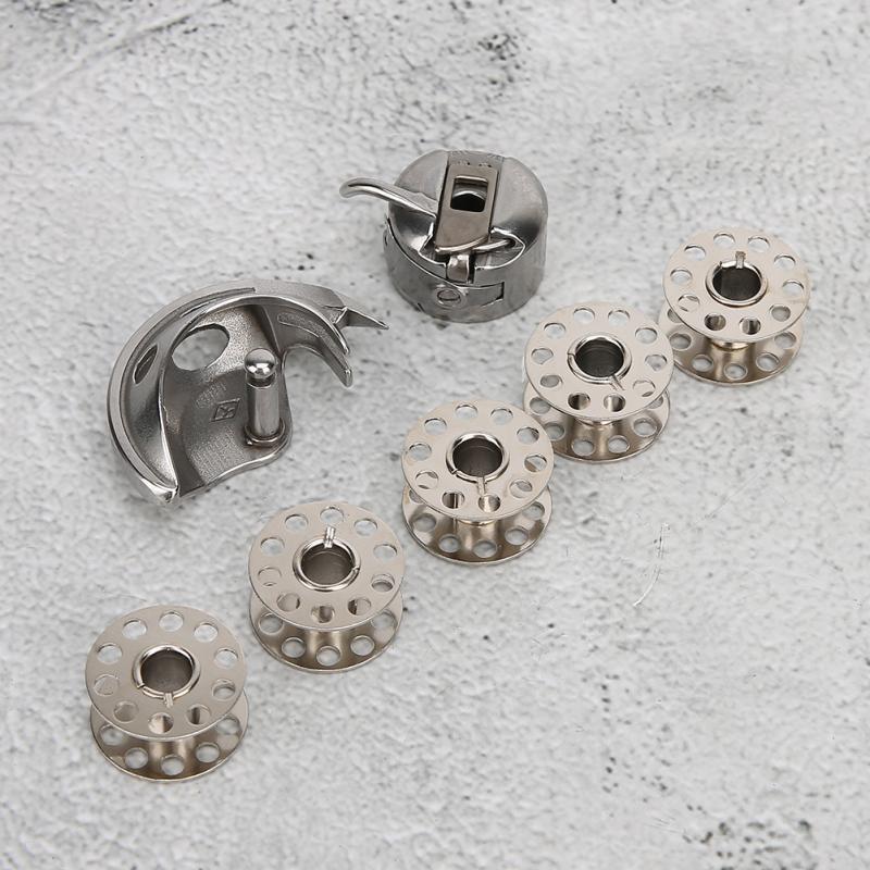Replacement Parts Bobbins Sewing Machine Bobbin Case Hook Set Vintage Old Style Household Manual Treadle Sewing Machine Repair Accessories