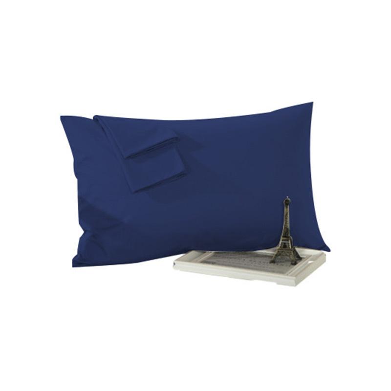 Solid Color Pillowcase 1pcs Pillowcase Pillow Core Cover Single Student Dormitory Brushed Comfortable and Breathable