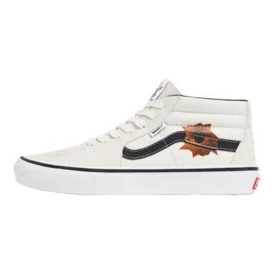 Supreme x Nate Lowman x Skate Grosso Mid Кроссовки унисекс кремовые белые VN0A5KS1CRM