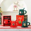 Creative Christmas Ceramic Cup Large Capacity Mug Cartoon Christmas Cup Gift Water Cup Christmas Gift Coffee Cup