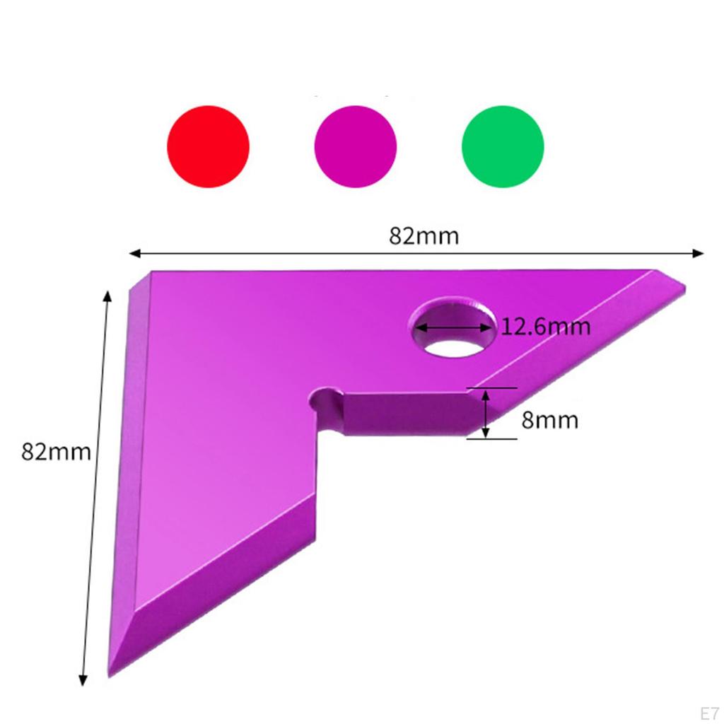 Прямоугольная линейка 45 и 90 градусов Транспортир Деревообработка Прочный столярный треугольник