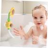 -purpose Bath Toy Sunflower Shower Head, Suitable For Toddler And Baby Bathing, Water Play Baby Bath Toy