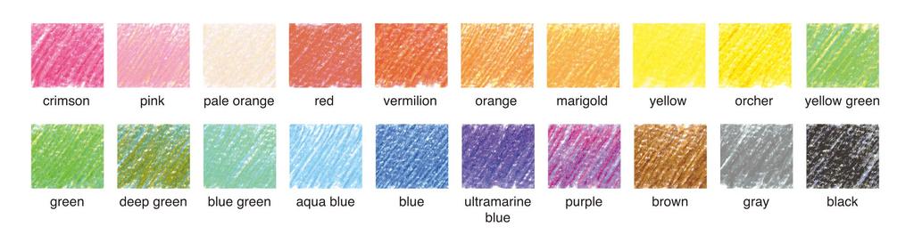 KOKUYO Colored Pencil DUAL COLOR 20 Colors KE-SP14