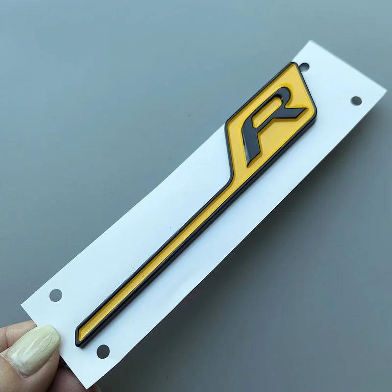 Long Underline S R C Badge ABS Car Emblem for Mercedes Benz AMG C63S E63S GTS GT63S GLC63S A45S CLA45S GLE63S Trunk Logo Sticker HL8