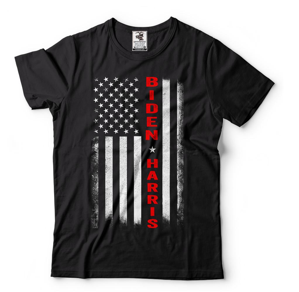 Joe Biden Kamala Harris For President USA Flag 2020 Biden t shirts for men women