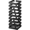 Umbrella Stand, Brick Black, Approx. W15 X D15 X H43cm, Holds Folding Umbrellas, Product Code: 2363