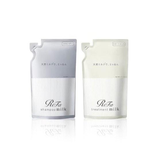 ReFa MILK PROTEIN (430g refill White Floral Musk shampoo treatment set)