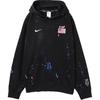 Nike SS24 США M NK X Futura Парижская Олимпийская Серия Логотип Худи с длинным рукавом Унисекс худи Черный FD7666-010