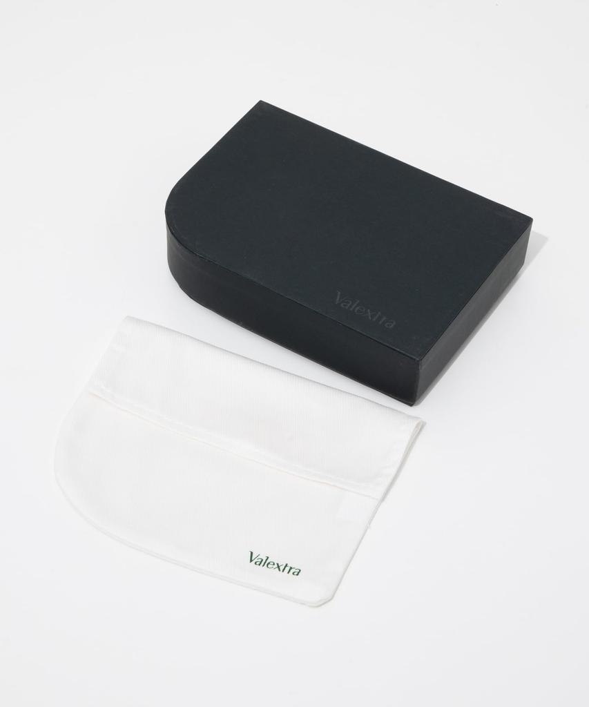 Bifold Wallet 0006028LOCPS99 PORTAFOGLIO 3 CC CON BOTTONE NERO [Valextra] Women's [Item]