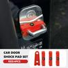 Silicone Car Door Anti Shock Pad Soundproof Gasket Lock Buckle Protector Cover For Hyundai N Line i20 i30 Sonata Tucson Azera R8