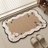 Bathroom absorbent diatom mud toilet  doormat toilet toilet floor mat toilet carpet