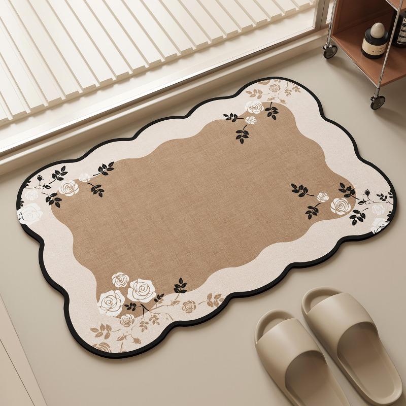Bathroom absorbent diatom mud toilet doormat toilet toilet floor mat toilet carpet