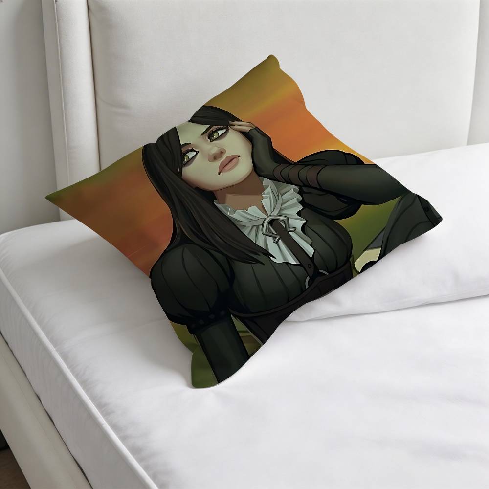 Cool Alice Madness RReturns Decorative Square Pillow Cover Soft Comfortable Pillow Case Sofa Bed Home Decoration