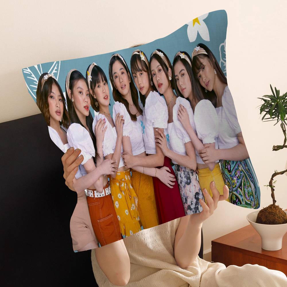 Bini Philippine Girl Group Office Cushion Pillowcase Car Cushion Cover45X45Cm Lumbar Pillowcase Sofa Pillowcover