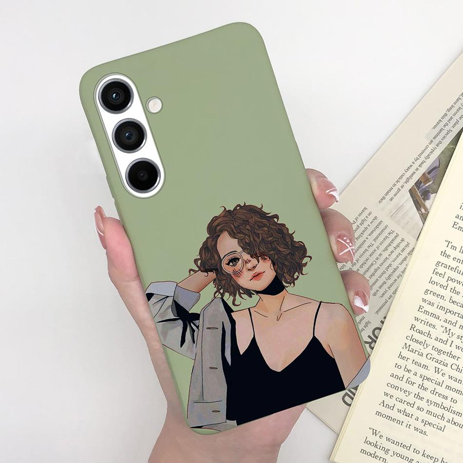 For Samsung A54 5G Case Cute Soft Silicone TPU Back Cover For Samsung GalaxyA54 A 54 Phone Case on SamsungA54 Coque Bumper Funda