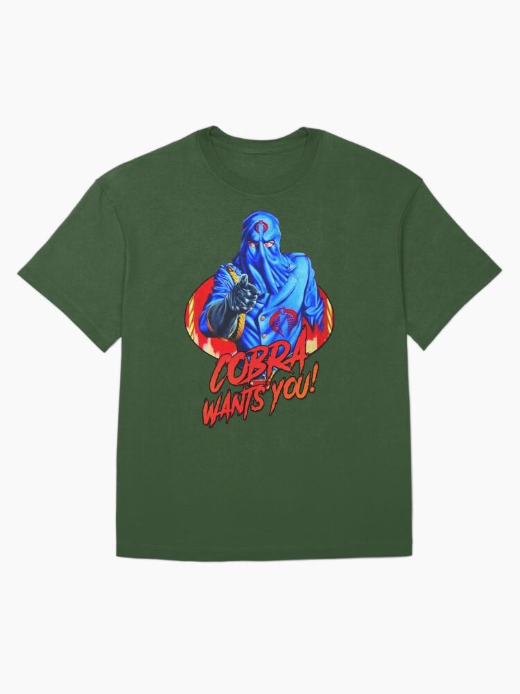 SilverHawks Cobra recruitment poster Oversized T-Shirt