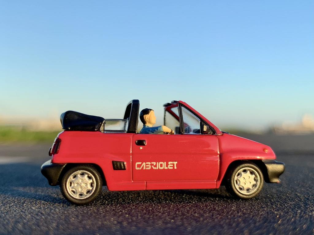 Geocolle 64 Car Snap 11a TV Crew City Cabriolet окрашенный частично собранный литой набор мини-машин 318910 1/64# (Хонда включена) АБС / ПВХ