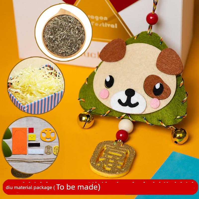 Dragon Boat Festival Sachet Perfume Bag Mosquito Repellent Argy Wormwood Small Pendant Zodiac Dumplings Handmade DIY Pouch Decorations
