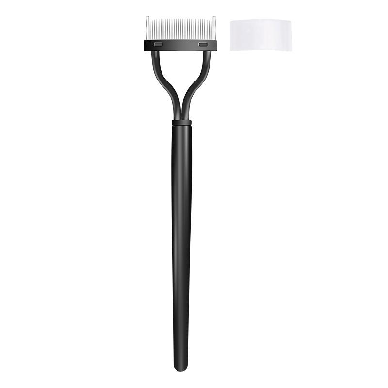 Eyelash Curler and Ultra-Fine Steel Comb for Long-Lasting Curl and Separation